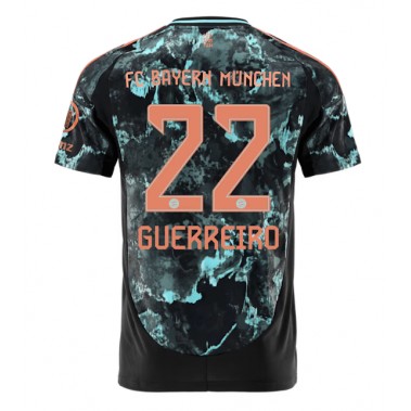 Bayern Munich Raphael Guerreiro #22 Koszulka Wyjazdowa 2024-25 Krótki Rękaw