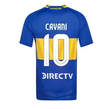 Boca Juniors Edinson Cavani #10 Koszulka Podstawowa 2024-25 Krótki Rękaw