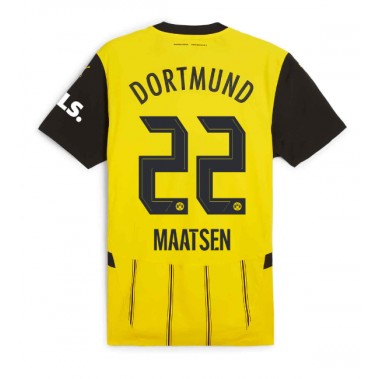 Borussia Dortmund Ian Maatsen #22 Koszulka Podstawowa 2024-25 Krótki Rękaw