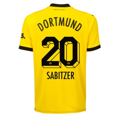 Borussia Dortmund Marcel Sabitzer #20 Koszulka Podstawowa 2023-24 Krótki Rękaw