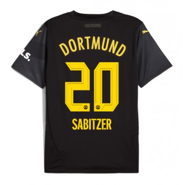 Borussia Dortmund Marcel Sabitzer #20 Koszulka Wyjazdowa 2024-25 Krótki Rękaw