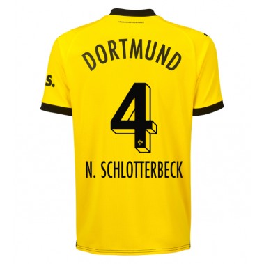 Borussia Dortmund Nico Schlotterbeck #4 Koszulka Podstawowa 2023-24 Krótki Rękaw