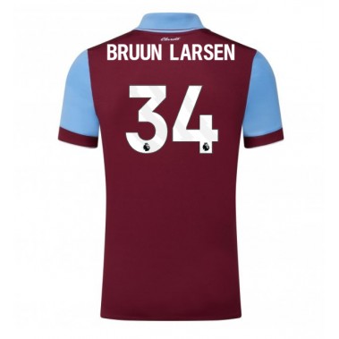 Burnley Jacob Bruun Larsen #34 Koszulka Podstawowa 2023-24 Krótki Rękaw