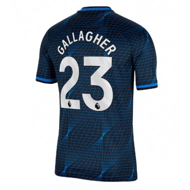 Chelsea Conor Gallagher #23 Koszulka Wyjazdowa 2023-24 Krótki Rękaw