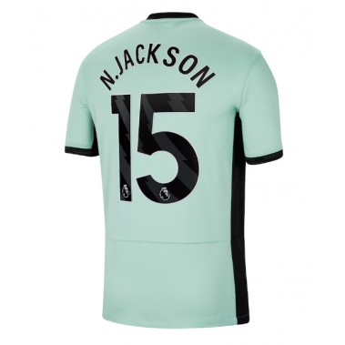 Chelsea Nicolas Jackson #15 Koszulka Trzecia 2023-24 Krótki Rękaw