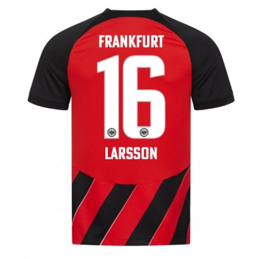 Eintracht Frankfurt Hugo Larsson #16 Koszulka Podstawowa 2023-24 Krótki Rękaw