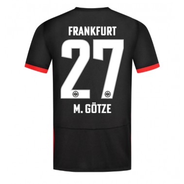 Eintracht Frankfurt Mario Gotze #27 Koszulka Wyjazdowa 2024-25 Krótki Rękaw