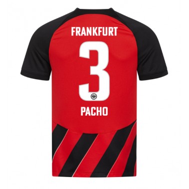 Eintracht Frankfurt Willian Pacho #3 Koszulka Podstawowa 2023-24 Krótki Rękaw