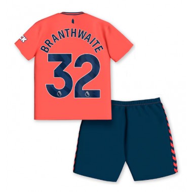 Everton Jarrad Branthwaite #32 Koszulka Wyjazdowa dzieci 2023-24 Krótki Rękaw (+ krótkie spodenki)