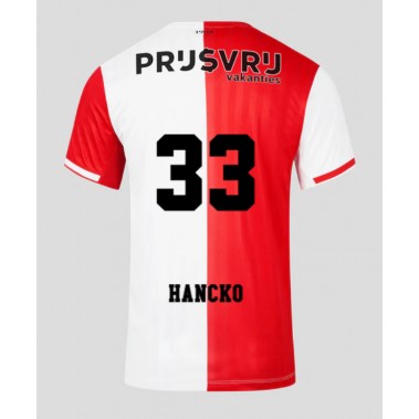 Feyenoord David Hancko #33 Koszulka Podstawowa 2023-24 Krótki Rękaw