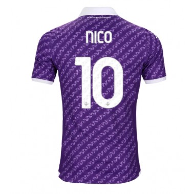 Fiorentina Nicolas Gonzalez #10 Koszulka Podstawowa 2023-24 Krótki Rękaw