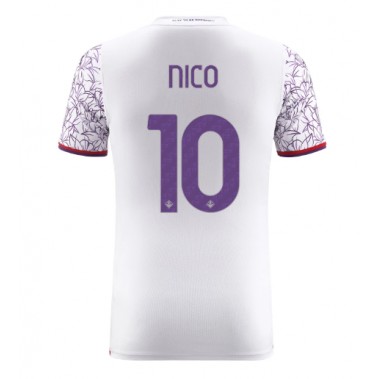 Fiorentina Nicolas Gonzalez #10 Koszulka Wyjazdowa 2023-24 Krótki Rękaw