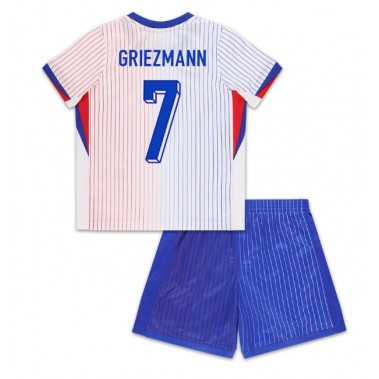 Francja Antoine Griezmann #7 Koszulka Wyjazdowa dzieci ME 2024 Krótki Rękaw (+ krótkie spodenki)