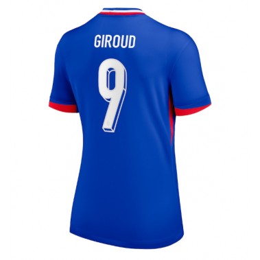 Francja Olivier Giroud #9 Koszulka Podstawowa damskie ME 2024 Krótki Rękaw