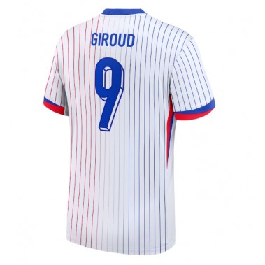 Francja Olivier Giroud #9 Koszulka Wyjazdowa ME 2024 Krótki Rękaw