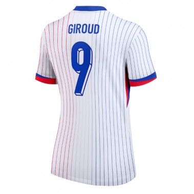 Francja Olivier Giroud #9 Koszulka Wyjazdowa damskie ME 2024 Krótki Rękaw