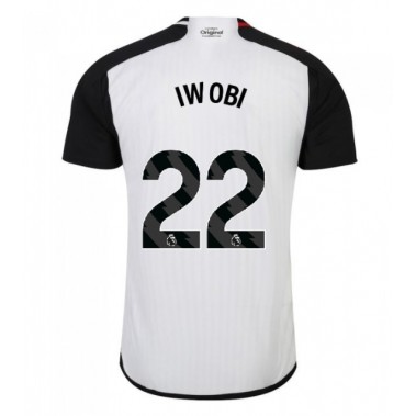 Fulham Alex Iwobi #22 Koszulka Podstawowa 2023-24 Krótki Rękaw