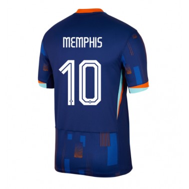 Holandia Memphis Depay #10 Koszulka Wyjazdowa ME 2024 Krótki Rękaw