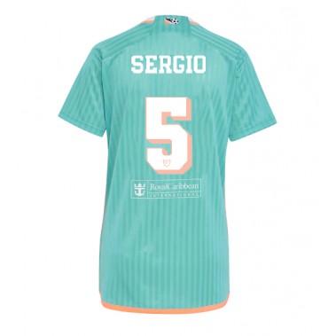 Inter Miami Sergio Busquets #5 Koszulka Trzecia damskie 2024-25 Krótki Rękaw