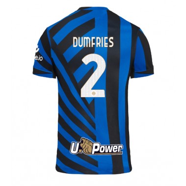 Inter Milan Denzel Dumfries #2 Koszulka Podstawowa 2024-25 Krótki Rękaw