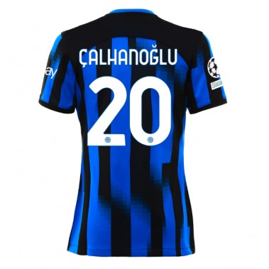 Inter Milan Hakan Calhanoglu #20 Koszulka Podstawowa damskie 2023-24 Krótki Rękaw