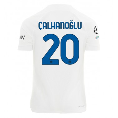 Inter Milan Hakan Calhanoglu #20 Koszulka Wyjazdowa 2023-24 Krótki Rękaw