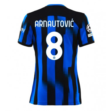 Inter Milan Marko Arnautovic #8 Koszulka Podstawowa damskie 2023-24 Krótki Rękaw