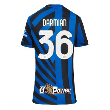 Inter Milan Matteo Darmian #36 Koszulka Podstawowa damskie 2024-25 Krótki Rękaw