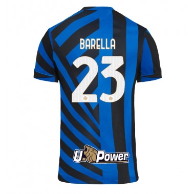 Inter Milan Nicolo Barella #23 Koszulka Podstawowa 2024-25 Krótki Rękaw