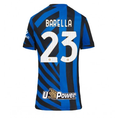 Inter Milan Nicolo Barella #23 Koszulka Podstawowa damskie 2024-25 Krótki Rękaw