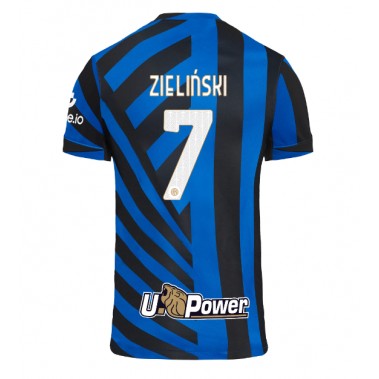 Inter Milan Piotr Zielinski #7 Koszulka Podstawowa 2024-25 Krótki Rękaw