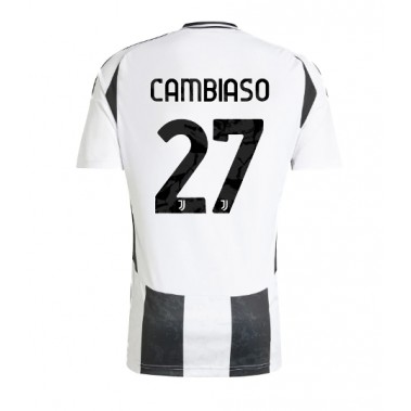 Juventus Andrea Cambiaso #27 Koszulka Podstawowa 2024-25 Krótki Rękaw