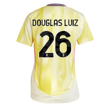 Juventus Douglas Luiz #26 Koszulka Wyjazdowa damskie 2024-25 Krótki Rękaw