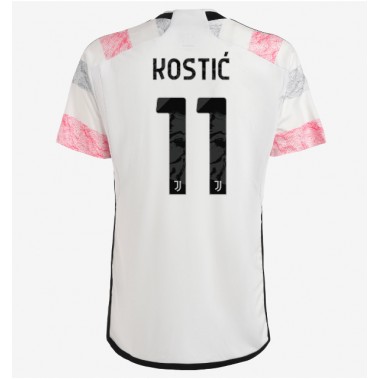 Juventus Filip Kostic #11 Koszulka Wyjazdowa 2023-24 Krótki Rękaw