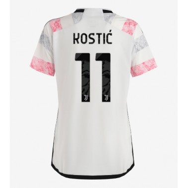 Juventus Filip Kostic #11 Koszulka Wyjazdowa damskie 2023-24 Krótki Rękaw