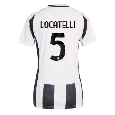 Juventus Manuel Locatelli #5 Koszulka Podstawowa damskie 2024-25 Krótki Rękaw