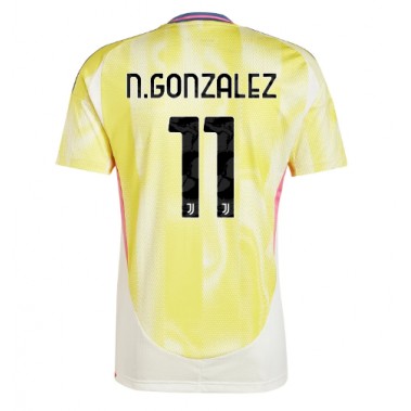 Juventus Nicolas Gonzalez #11 Koszulka Wyjazdowa 2024-25 Krótki Rękaw