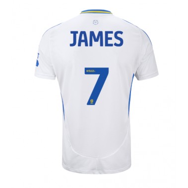 Leeds United Daniel James #7 Koszulka Podstawowa 2024-25 Krótki Rękaw