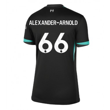 Liverpool Alexander-Arnold #66 Koszulka Wyjazdowa damskie 2024-25 Krótki Rękaw