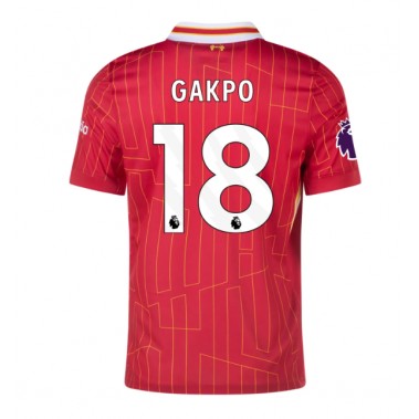 Liverpool Cody Gakpo #18 Koszulka Podstawowa 2024-25 Krótki Rękaw