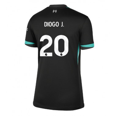 Liverpool Diogo Jota #20 Koszulka Wyjazdowa damskie 2024-25 Krótki Rękaw