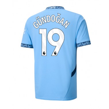 Manchester City Ilkay Gundogan #19 Koszulka Podstawowa 2024-25 Krótki Rękaw