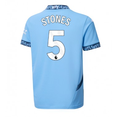 Manchester City John Stones #5 Koszulka Podstawowa 2024-25 Krótki Rękaw