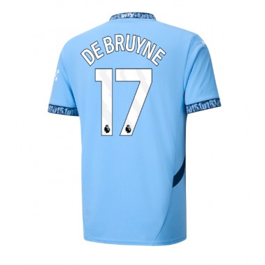 Manchester City Kevin De Bruyne #17 Koszulka Podstawowa 2024-25 Krótki Rękaw