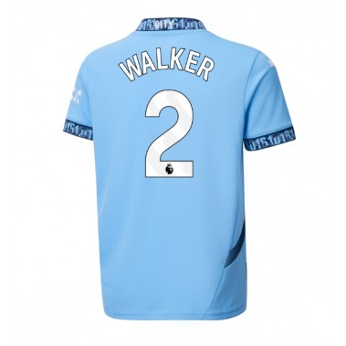 Manchester City Kyle Walker #2 Koszulka Podstawowa 2024-25 Krótki Rękaw