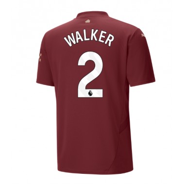 Manchester City Kyle Walker #2 Koszulka Trzecia 2024-25 Krótki Rękaw