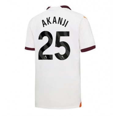 Manchester City Manuel Akanji #25 Koszulka Wyjazdowa 2023-24 Krótki Rękaw