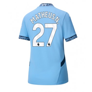 Manchester City Matheus Nunes #27 Koszulka Podstawowa damskie 2024-25 Krótki Rękaw