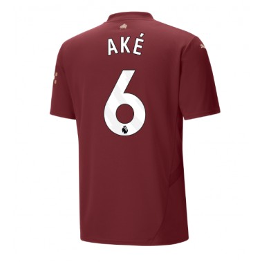 Manchester City Nathan Ake #6 Koszulka Trzecia 2024-25 Krótki Rękaw