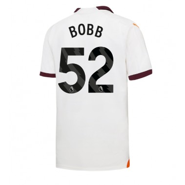 Manchester City Oscar Bobb #52 Koszulka Wyjazdowa 2023-24 Krótki Rękaw